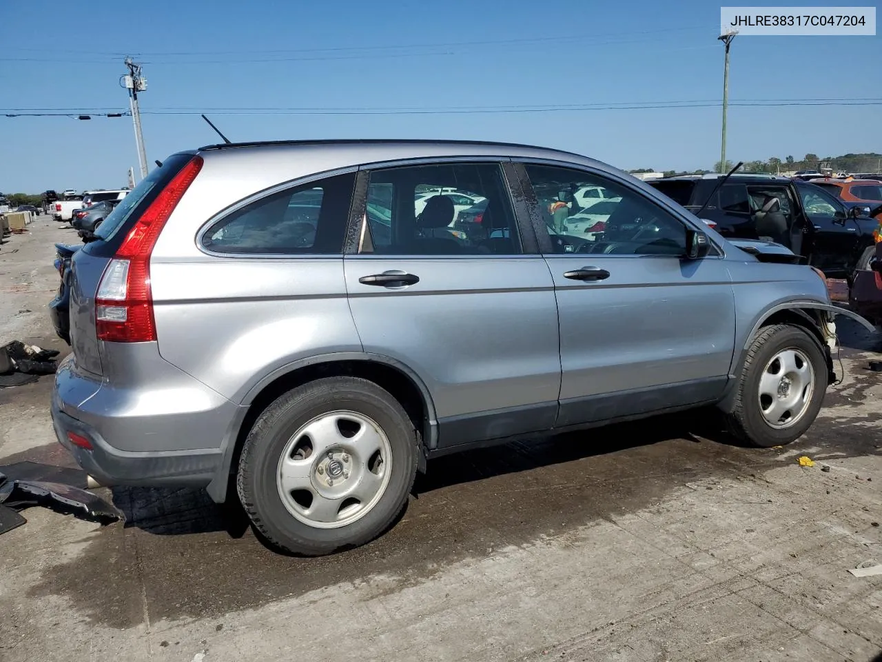 2007 Honda Cr-V Lx VIN: JHLRE38317C047204 Lot: 70220134