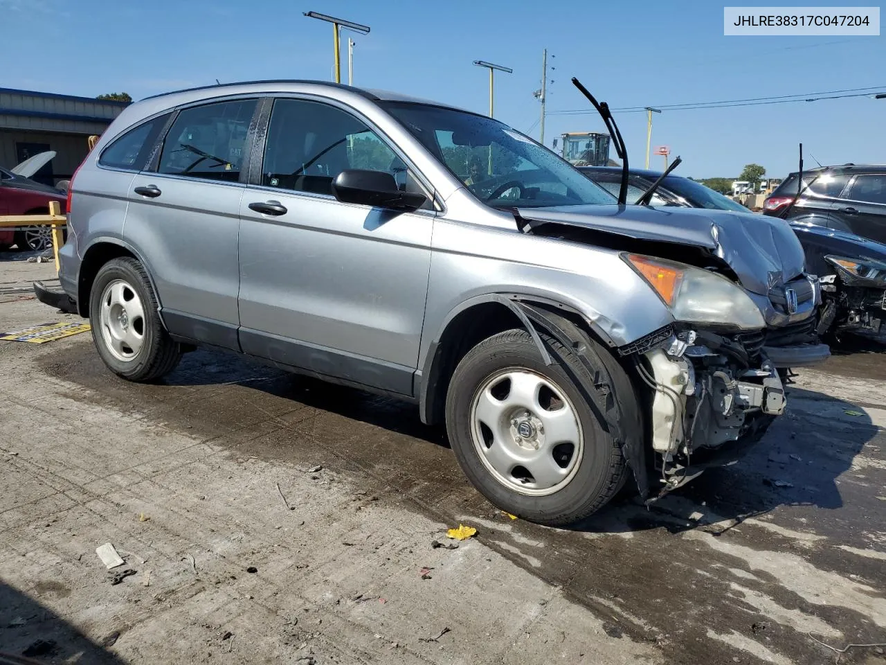 2007 Honda Cr-V Lx VIN: JHLRE38317C047204 Lot: 70220134