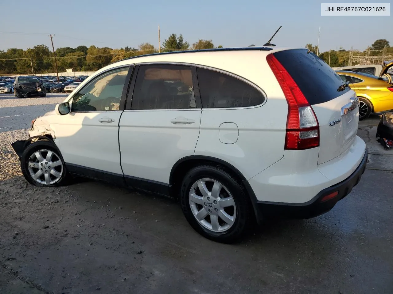 2007 Honda Cr-V Exl VIN: JHLRE48767C021626 Lot: 70291834