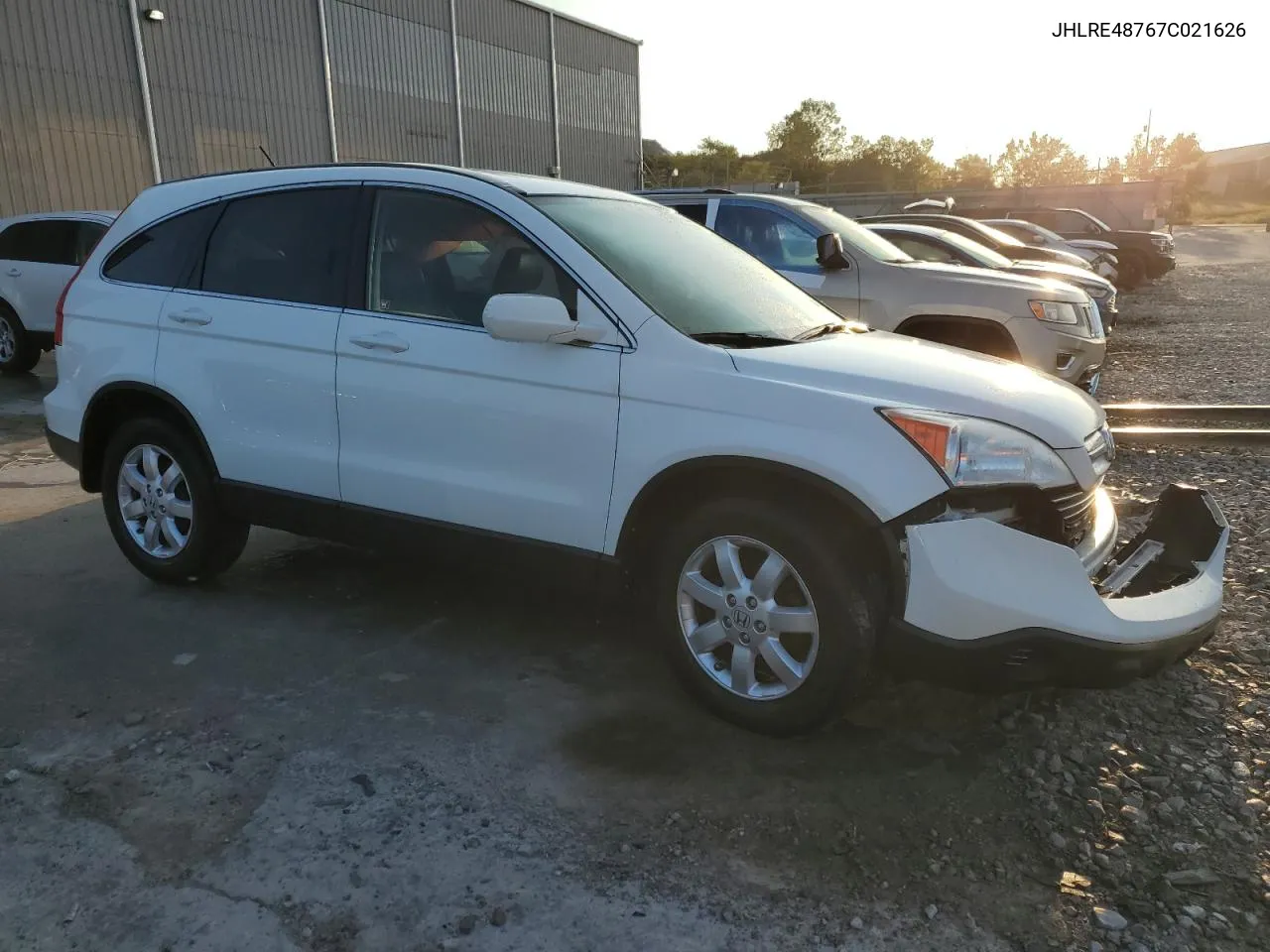 2007 Honda Cr-V Exl VIN: JHLRE48767C021626 Lot: 70291834