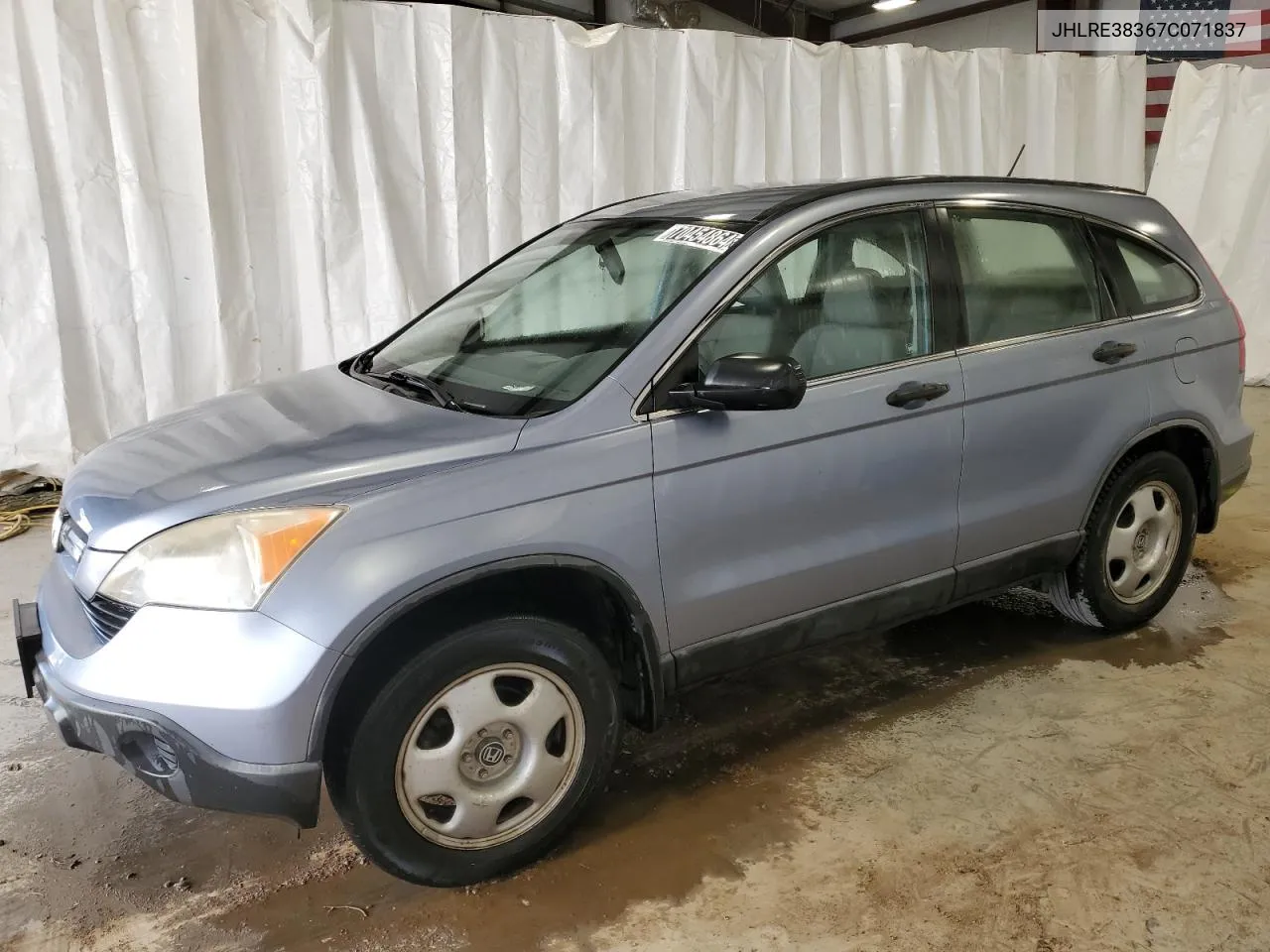 2007 Honda Cr-V Lx VIN: JHLRE38367C071837 Lot: 70454864