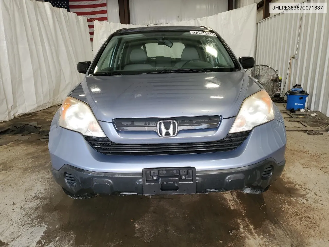 2007 Honda Cr-V Lx VIN: JHLRE38367C071837 Lot: 70454864