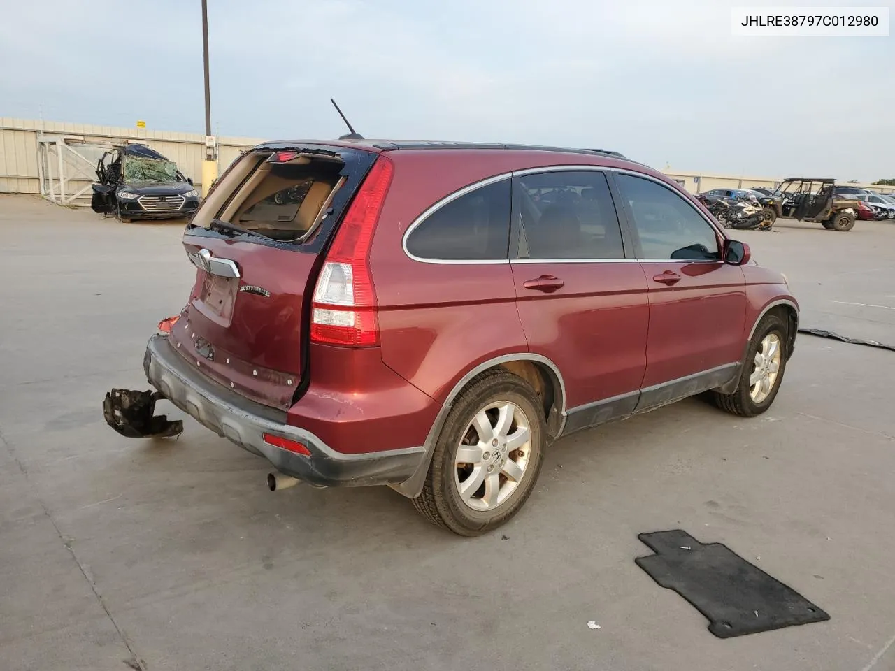 JHLRE38797C012980 2007 Honda Cr-V Exl