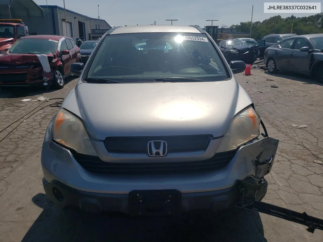 2007 Honda Cr-V Lx VIN: JHLRE38337C032641 Lot: 70652934