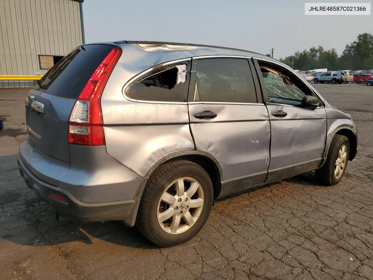 JHLRE48587C021366 2007 Honda Cr-V Ex