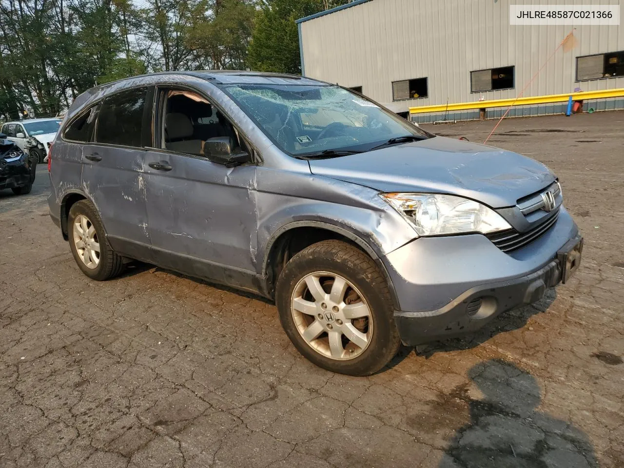 2007 Honda Cr-V Ex VIN: JHLRE48587C021366 Lot: 70682814