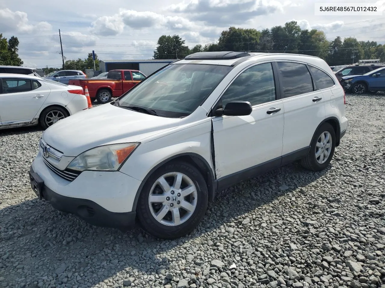 2007 Honda Cr-V Ex VIN: 5J6RE48567L012432 Lot: 70765214