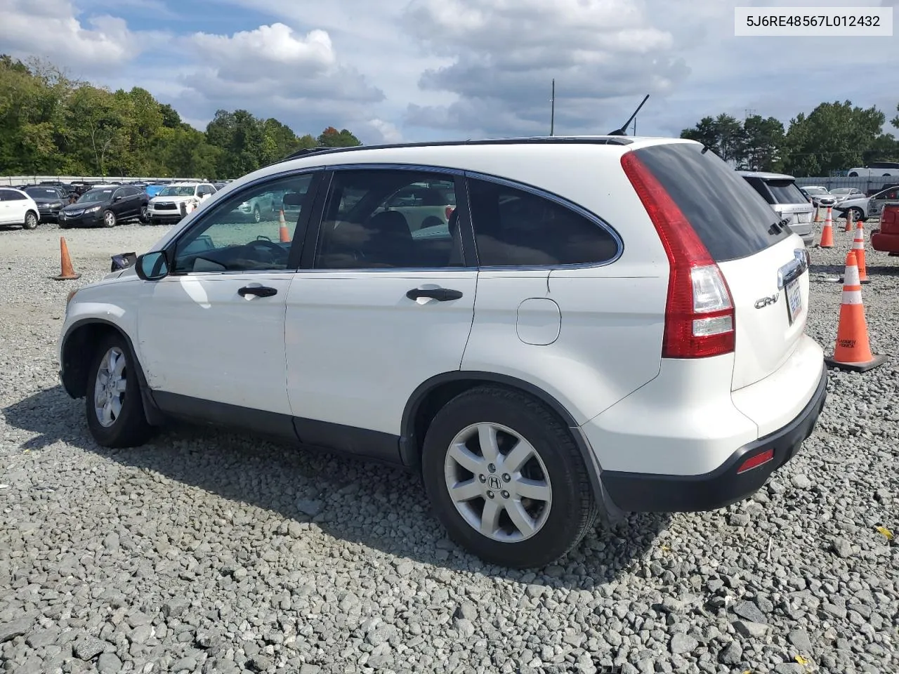 2007 Honda Cr-V Ex VIN: 5J6RE48567L012432 Lot: 70765214