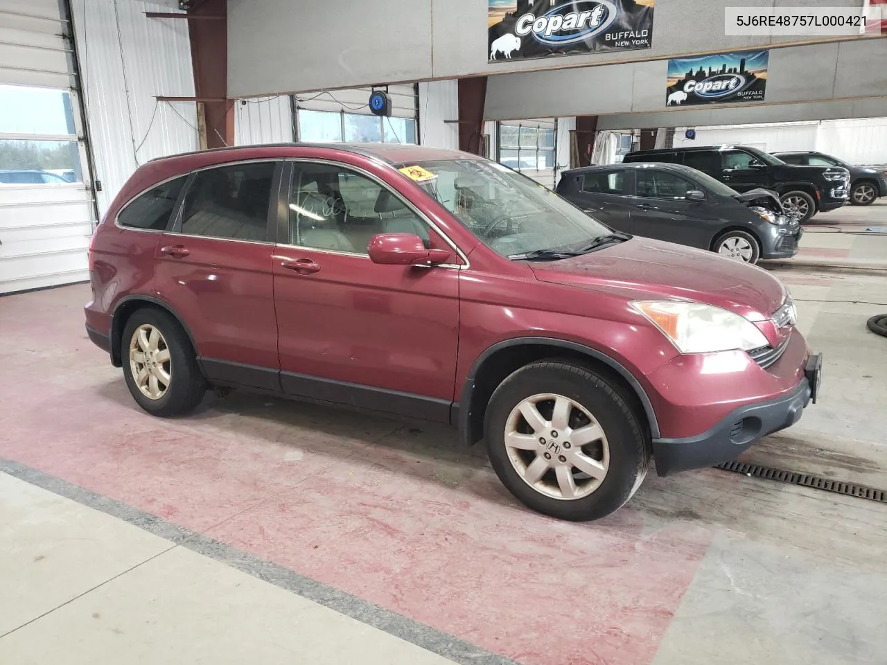 5J6RE48757L000421 2007 Honda Cr-V Exl