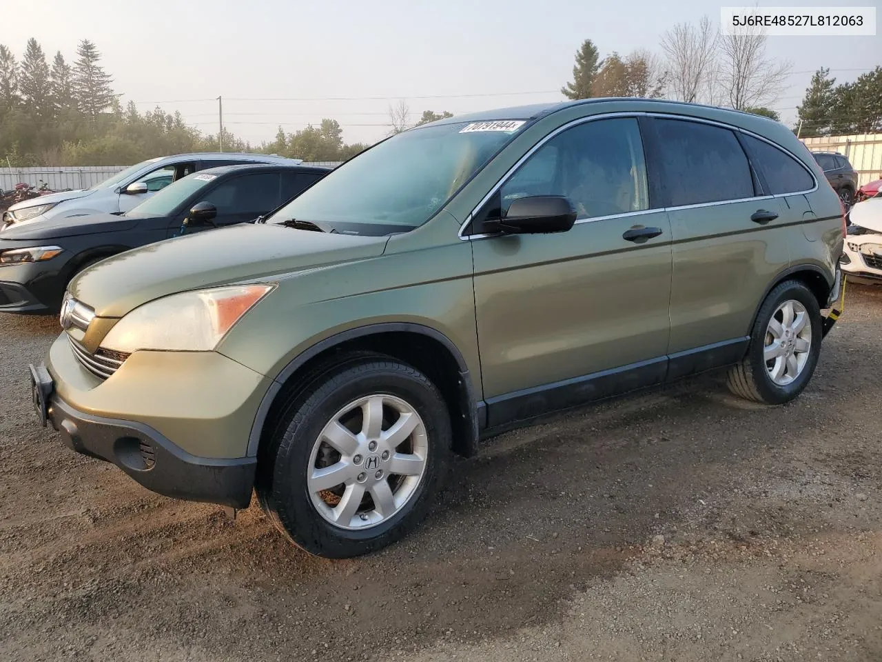 2007 Honda Cr-V Ex VIN: 5J6RE48527L812063 Lot: 70791944