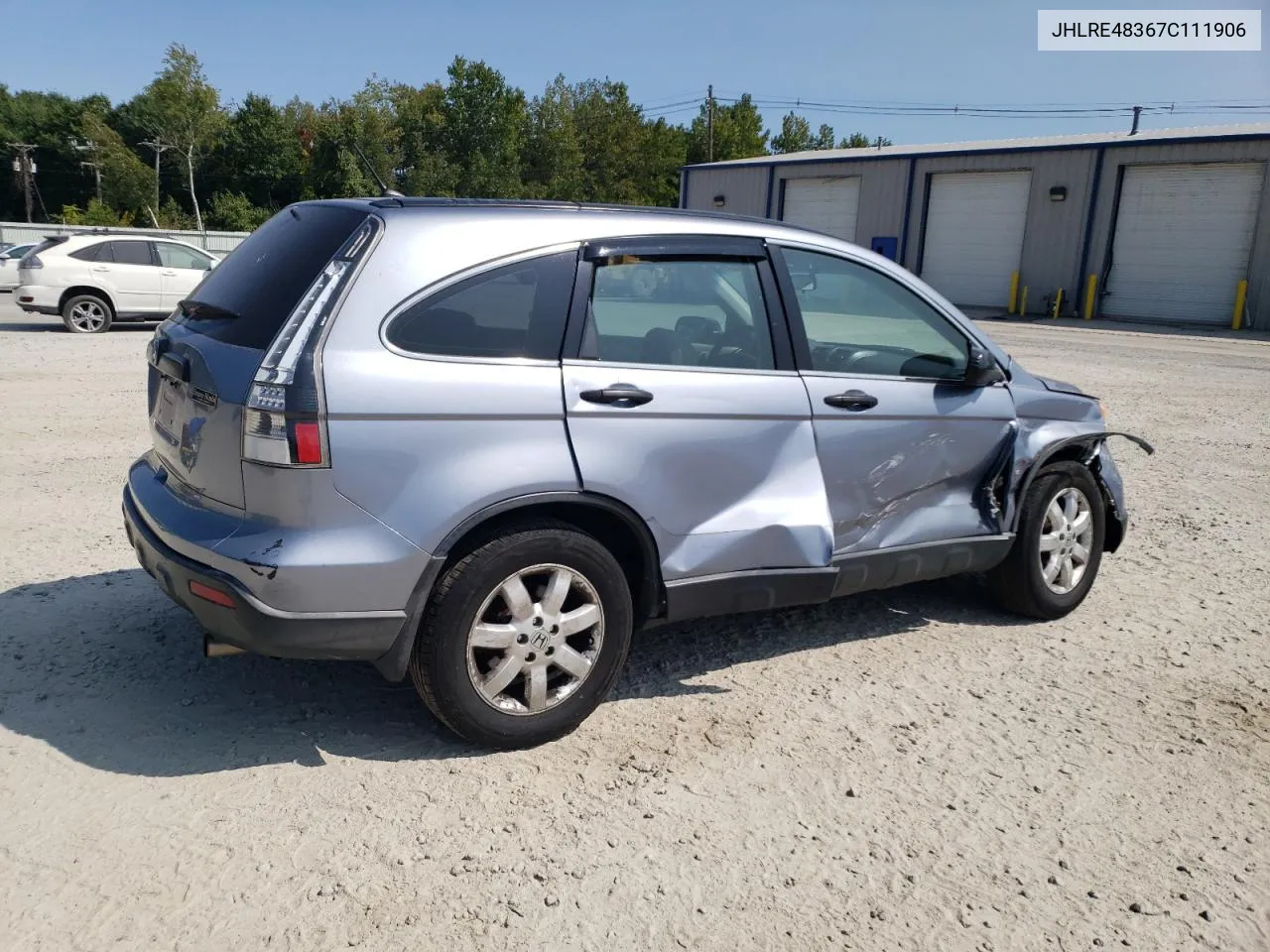 2007 Honda Cr-V Lx VIN: JHLRE48367C111906 Lot: 71264284