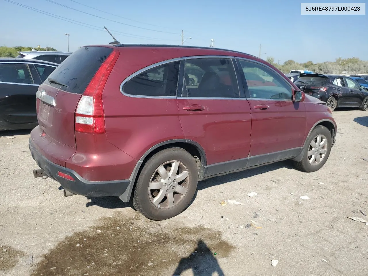 2007 Honda Cr-V Exl VIN: 5J6RE48797L000423 Lot: 71336784