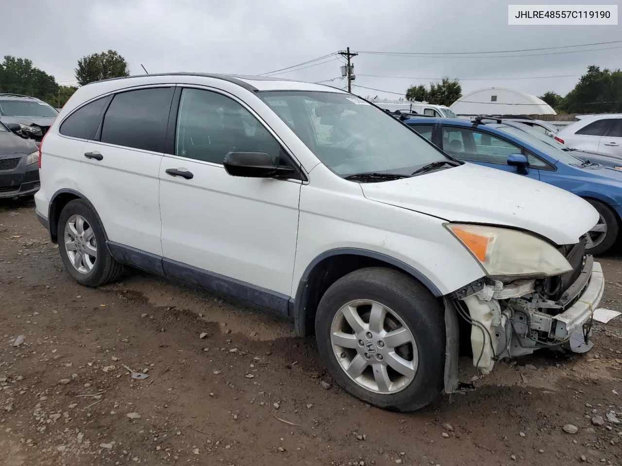 JHLRE48557C119190 2007 Honda Cr-V Ex