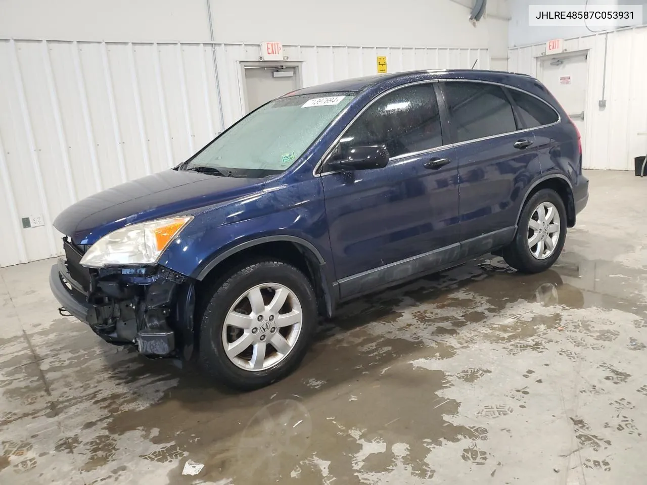 2007 Honda Cr-V Ex VIN: JHLRE48587C053931 Lot: 71397694