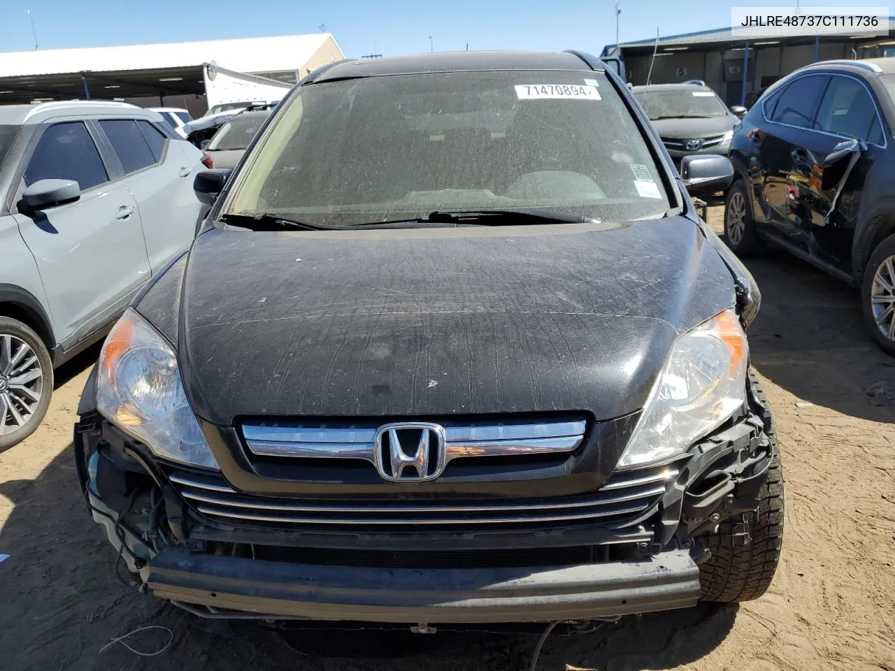 2007 Honda Cr-V Exl VIN: JHLRE48737C111736 Lot: 71470894