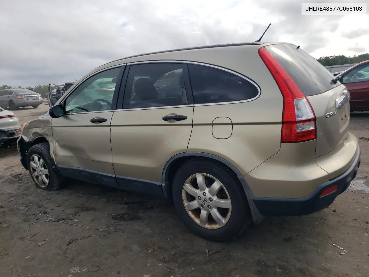 JHLRE48577C058103 2007 Honda Cr-V Ex