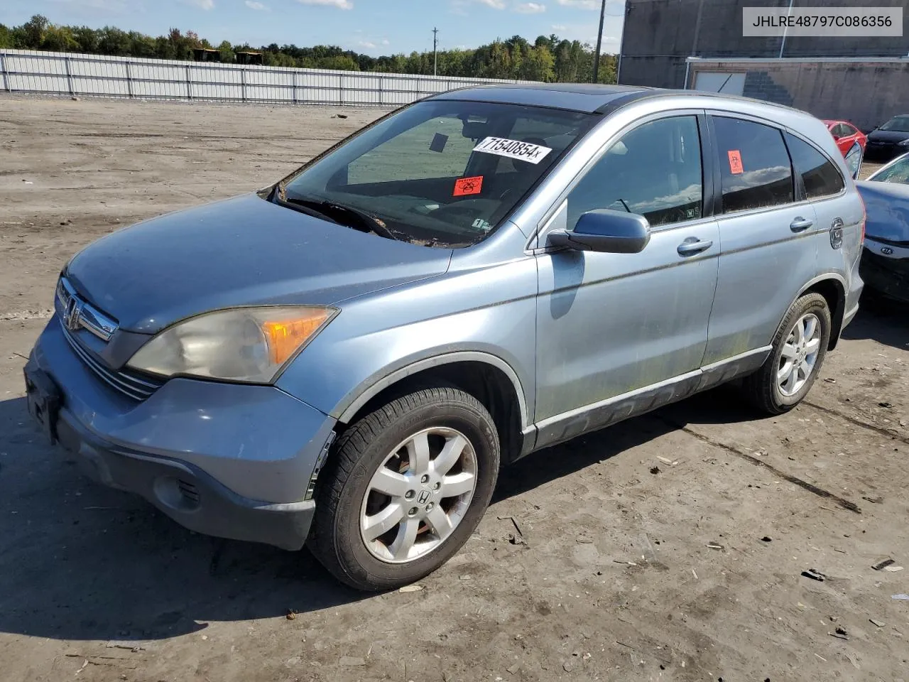 JHLRE48797C086356 2007 Honda Cr-V Exl