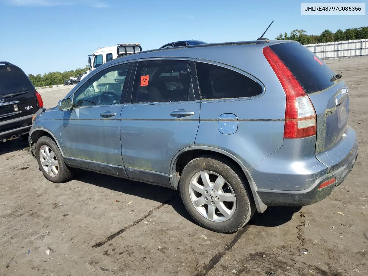 JHLRE48797C086356 2007 Honda Cr-V Exl