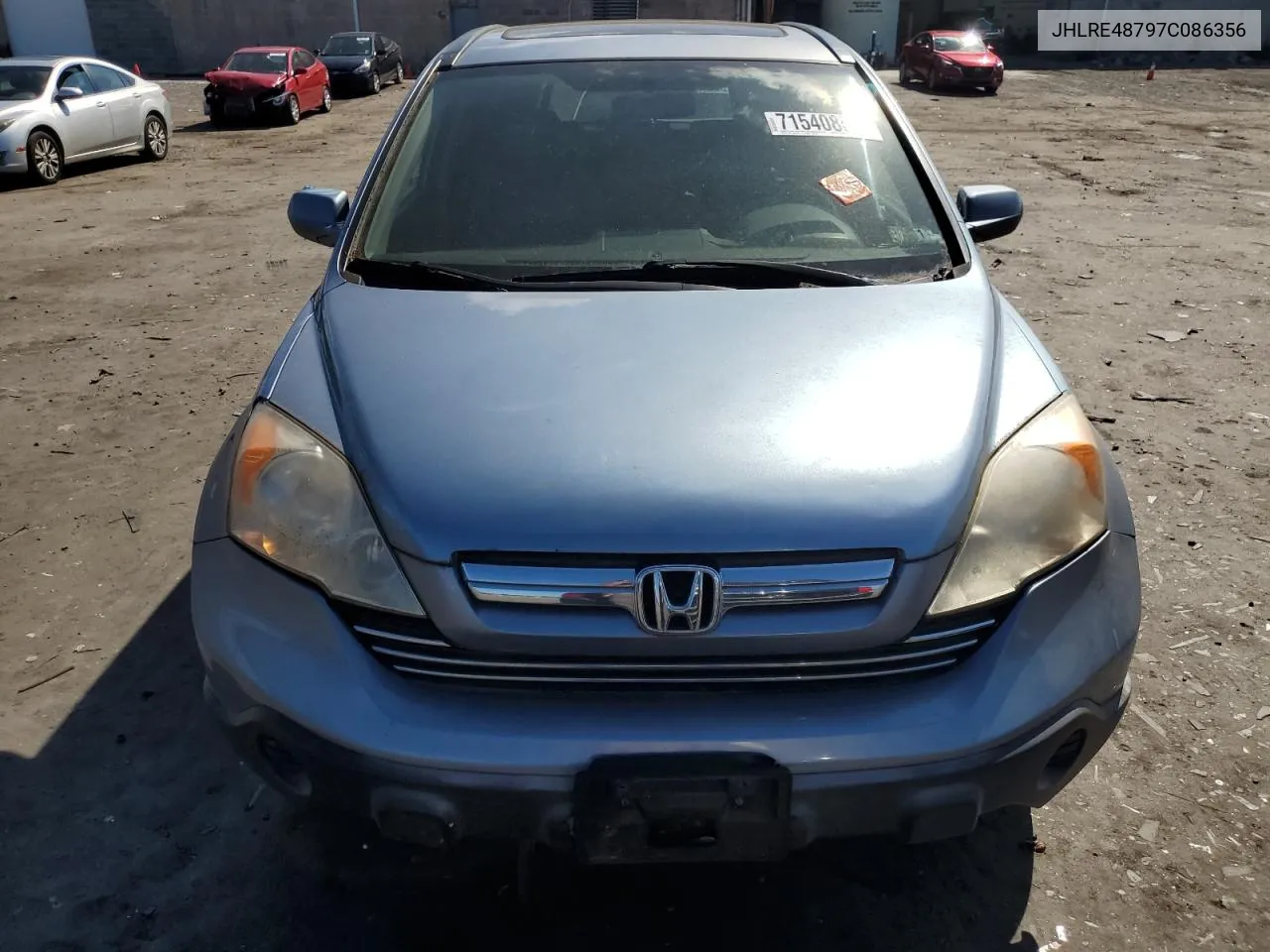 2007 Honda Cr-V Exl VIN: JHLRE48797C086356 Lot: 71540854