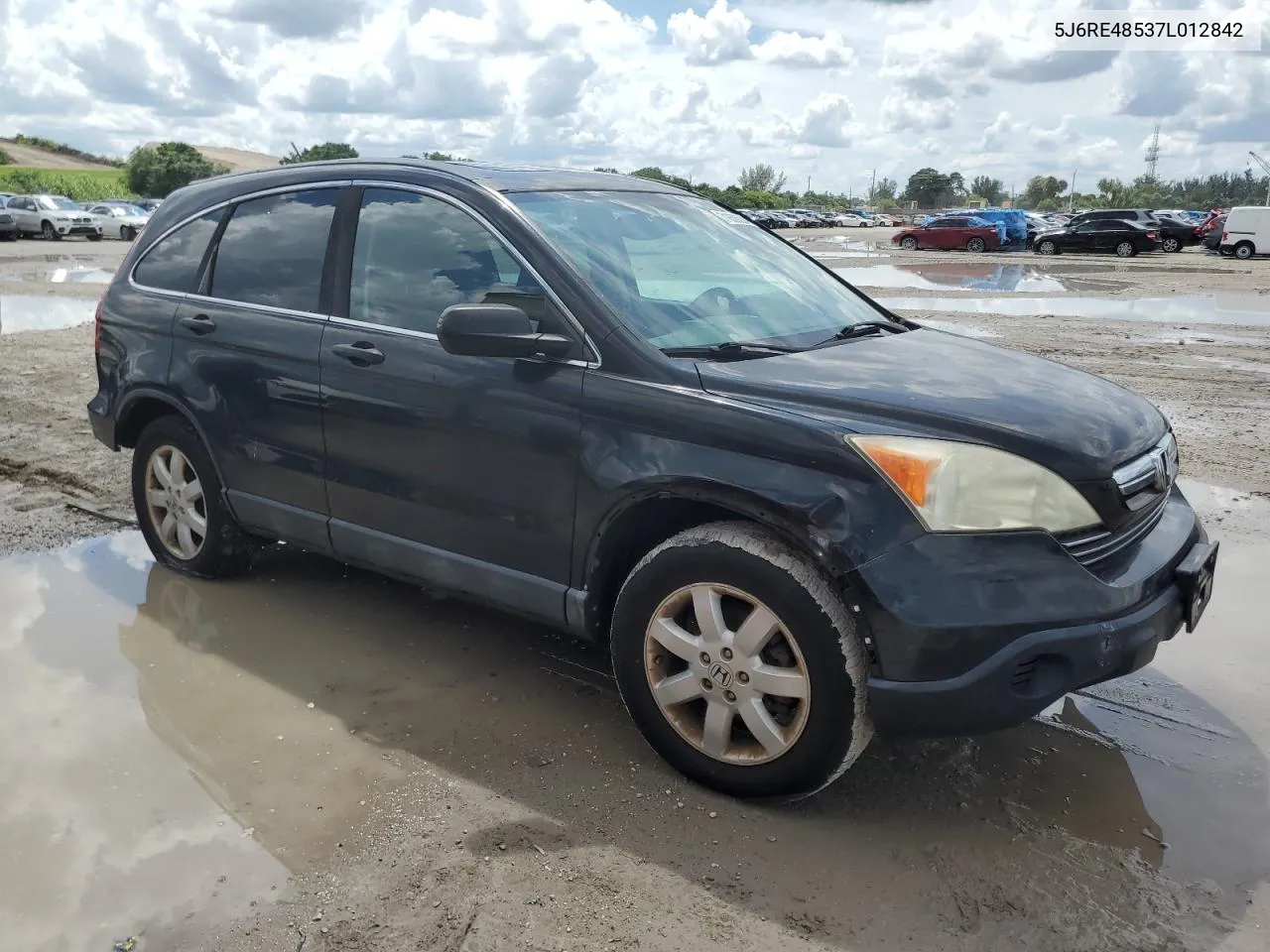 2007 Honda Cr-V Ex VIN: 5J6RE48537L012842 Lot: 71636504