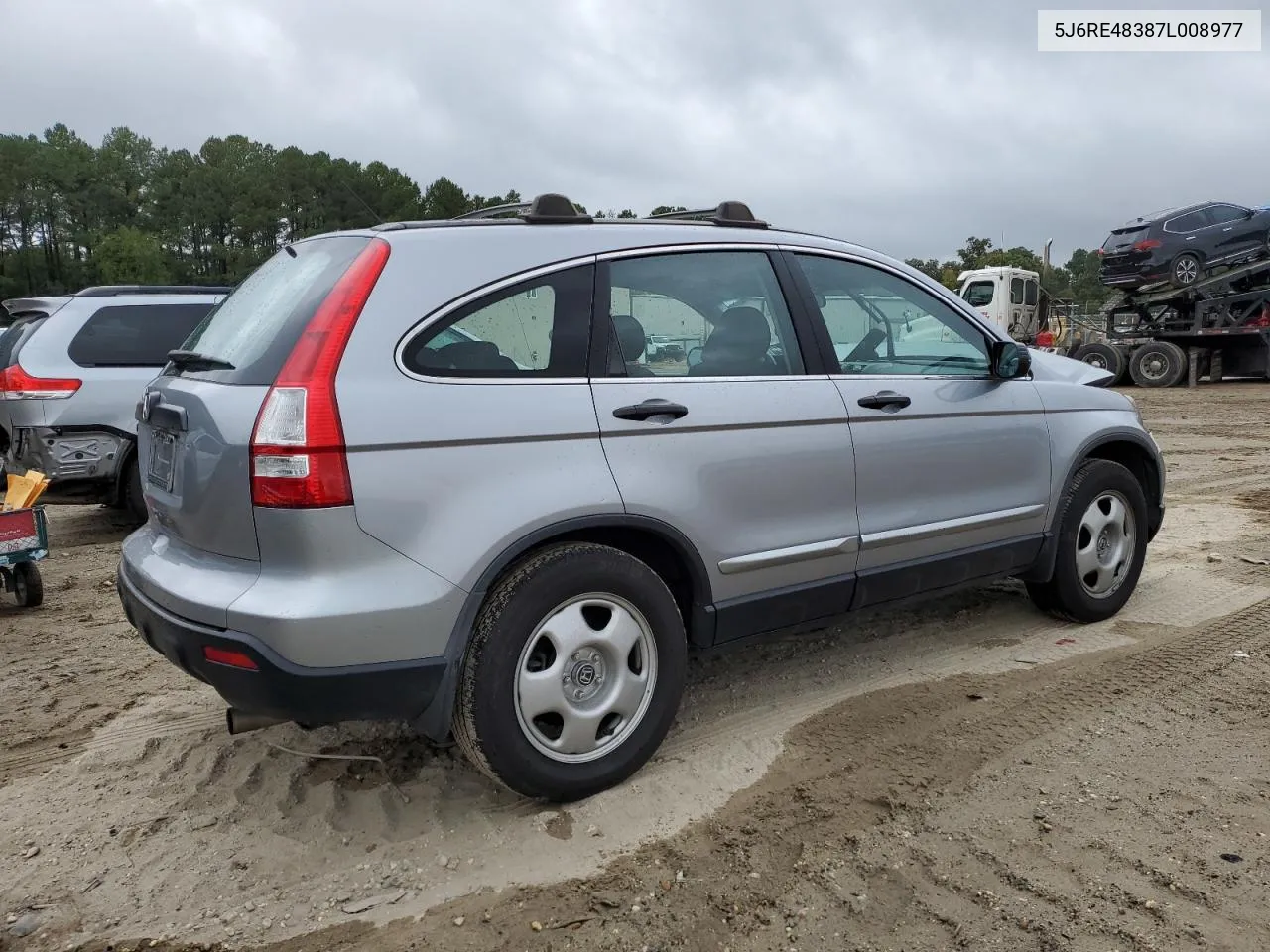 2007 Honda Cr-V Lx VIN: 5J6RE48387L008977 Lot: 71705224