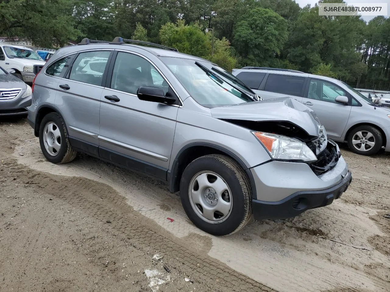 2007 Honda Cr-V Lx VIN: 5J6RE48387L008977 Lot: 71705224