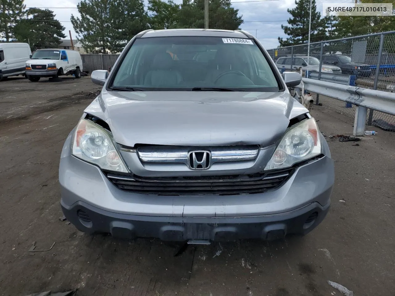 2007 Honda Cr-V Exl VIN: 5J6RE48717L010413 Lot: 71780884