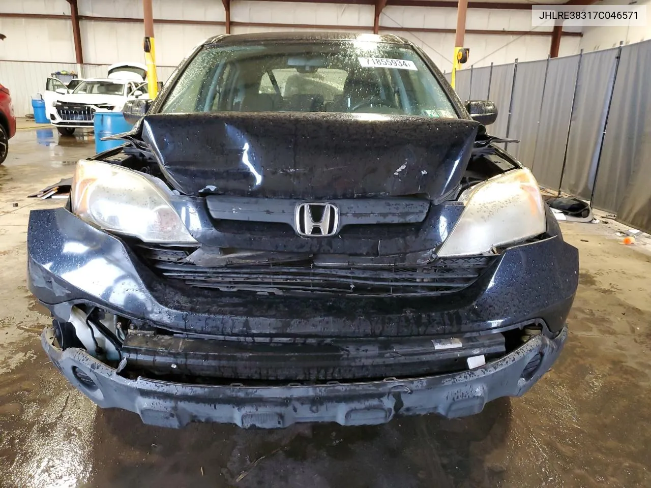 2007 Honda Cr-V Lx VIN: JHLRE38317C046571 Lot: 71855934