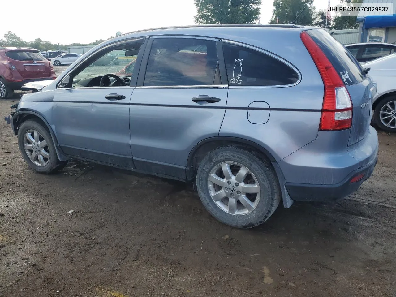 JHLRE48567C029837 2007 Honda Cr-V Ex