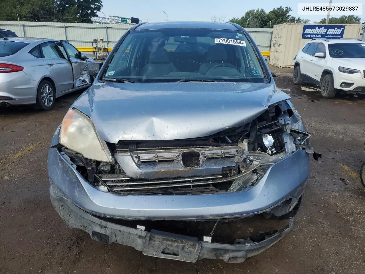 JHLRE48567C029837 2007 Honda Cr-V Ex