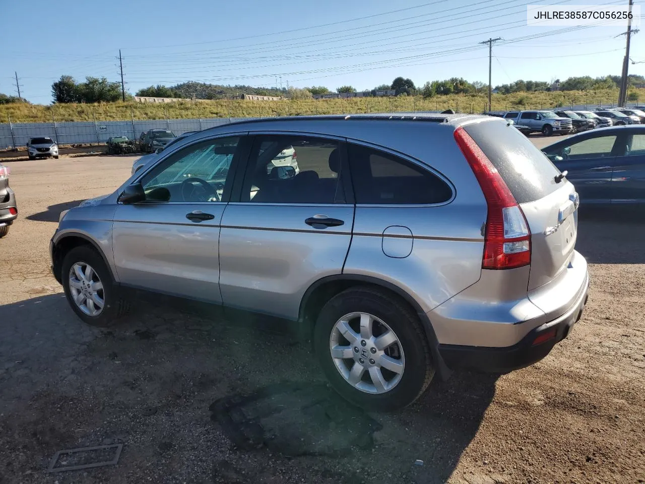 2007 Honda Cr-V Ex VIN: JHLRE38587C056256 Lot: 72017674