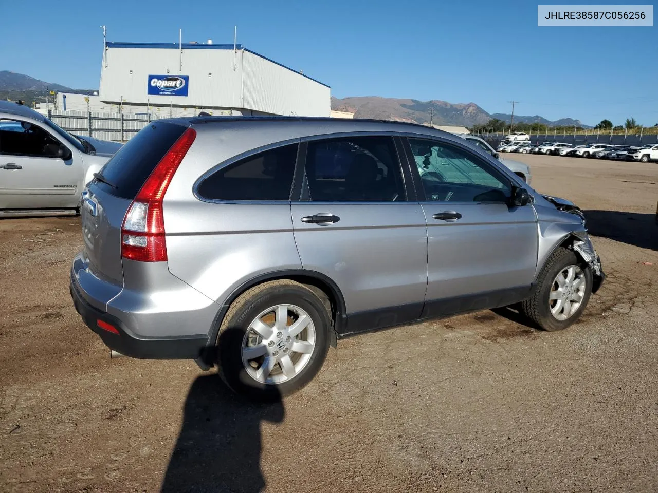 2007 Honda Cr-V Ex VIN: JHLRE38587C056256 Lot: 72017674