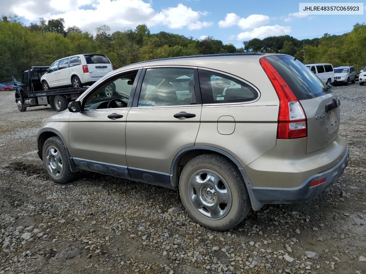 JHLRE48357C065923 2007 Honda Cr-V Lx