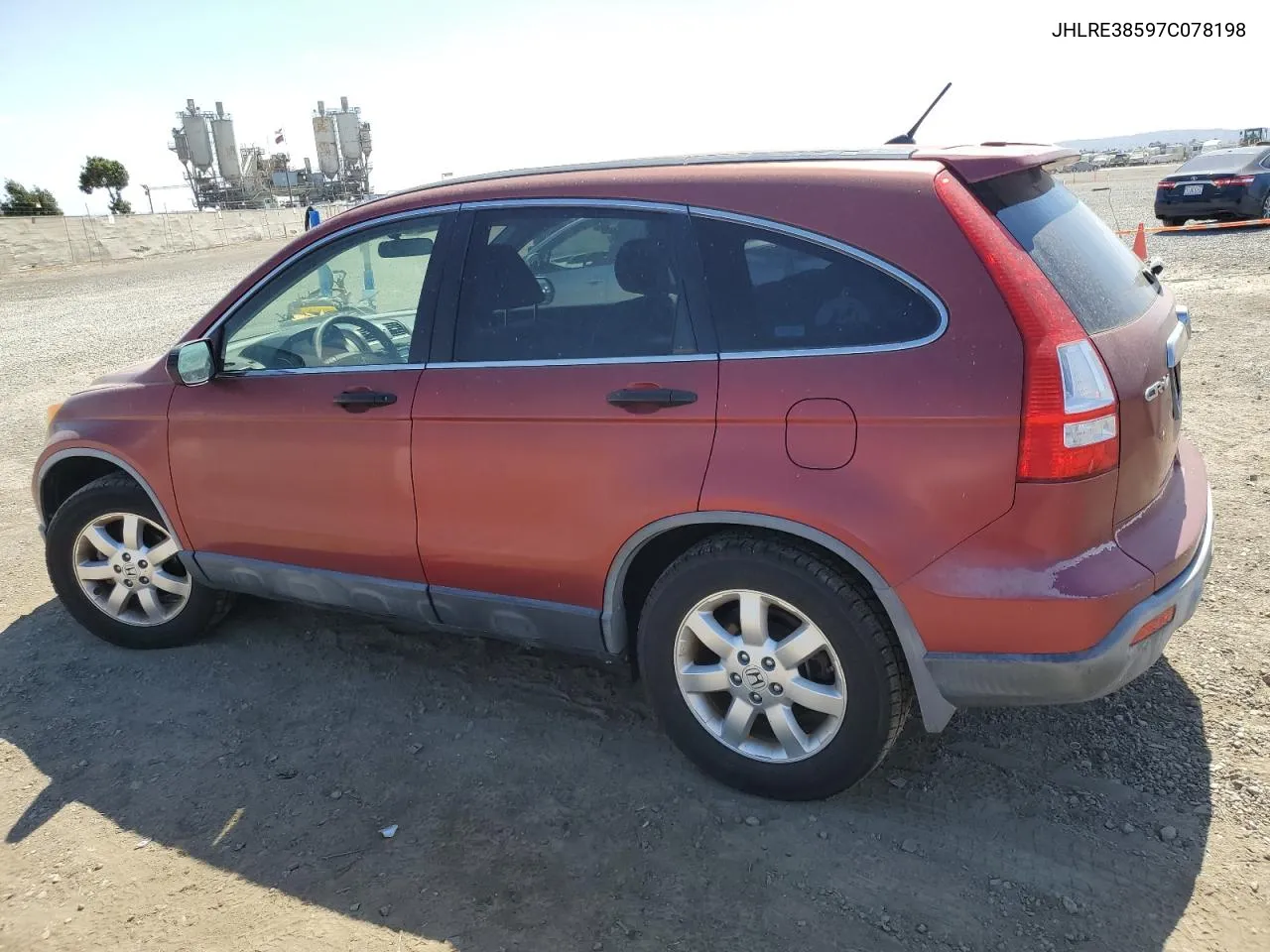 2007 Honda Cr-V Ex VIN: JHLRE38597C078198 Lot: 72064064