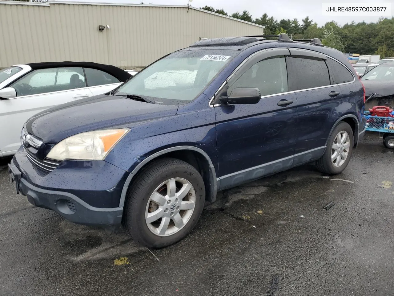 2007 Honda Cr-V Ex VIN: JHLRE48597C003877 Lot: 72156244