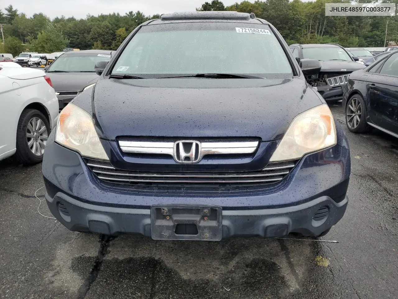 2007 Honda Cr-V Ex VIN: JHLRE48597C003877 Lot: 72156244