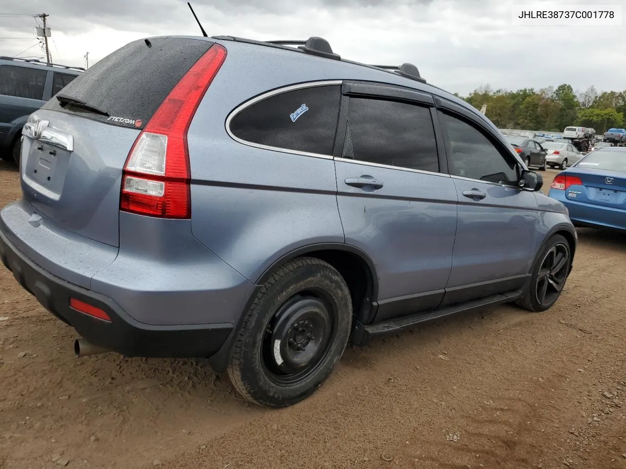 2007 Honda Cr-V Exl VIN: JHLRE38737C001778 Lot: 72163764