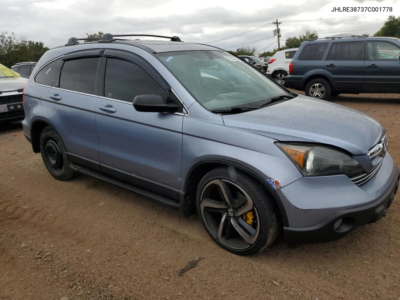 2007 Honda Cr-V Exl VIN: JHLRE38737C001778 Lot: 72163764