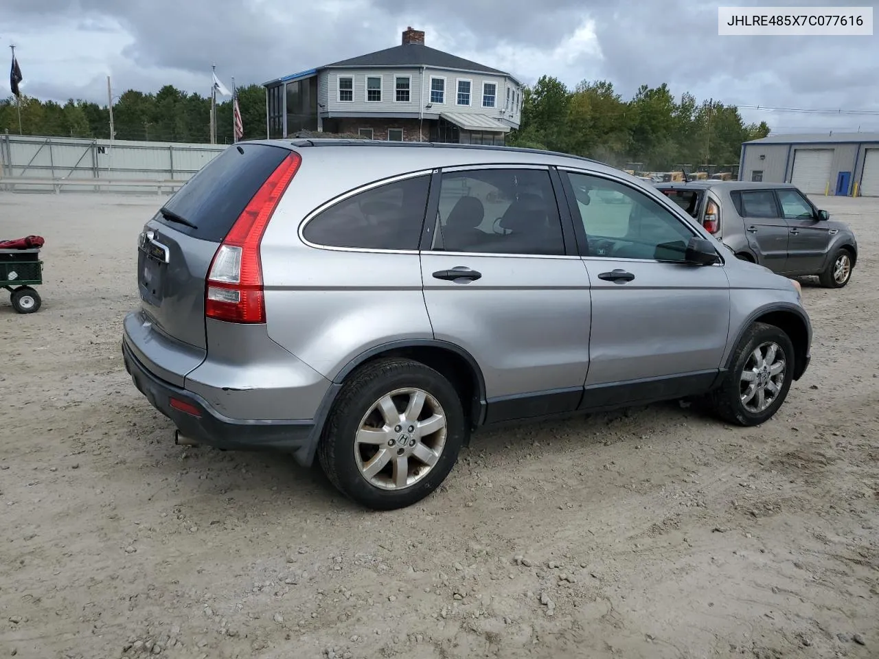 2007 Honda Cr-V Ex VIN: JHLRE485X7C077616 Lot: 72420634