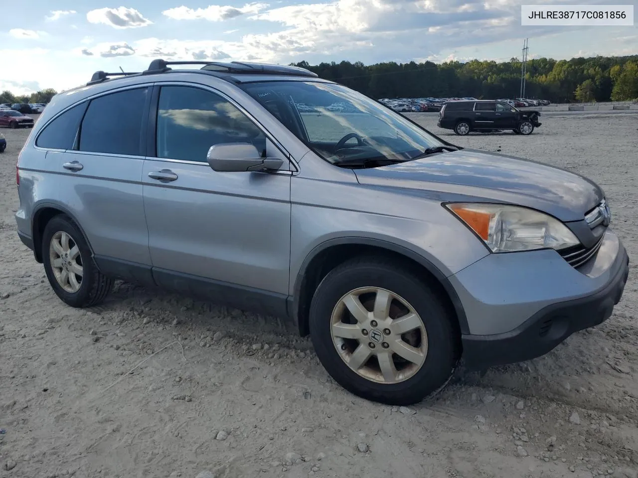 2007 Honda Cr-V Exl VIN: JHLRE38717C081856 Lot: 72444604