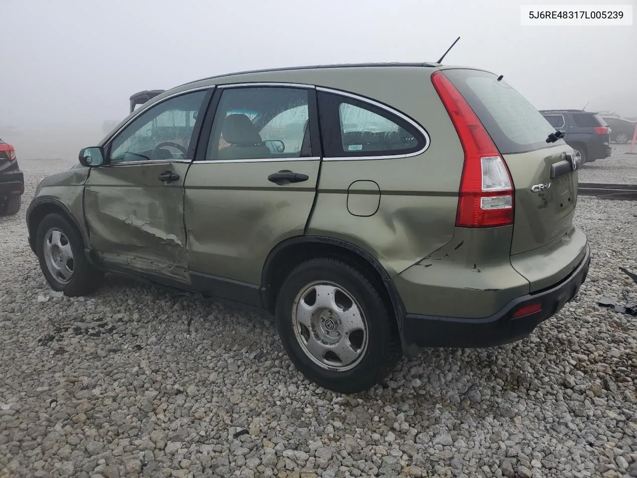 2007 Honda Cr-V Lx VIN: 5J6RE48317L005239 Lot: 72534694