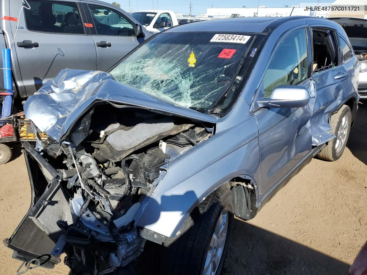 JHLRE48757C011721 2007 Honda Cr-V Exl