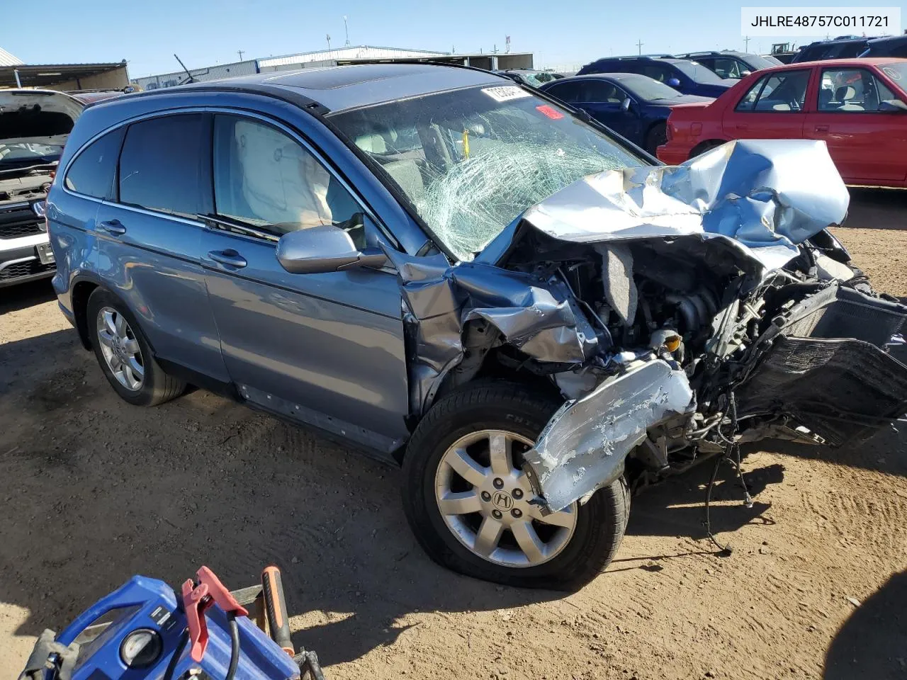 JHLRE48757C011721 2007 Honda Cr-V Exl