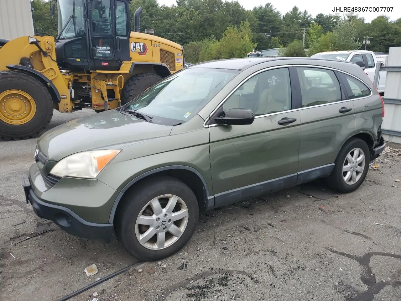 2007 Honda Cr-V Lx VIN: JHLRE48367C007707 Lot: 72689174