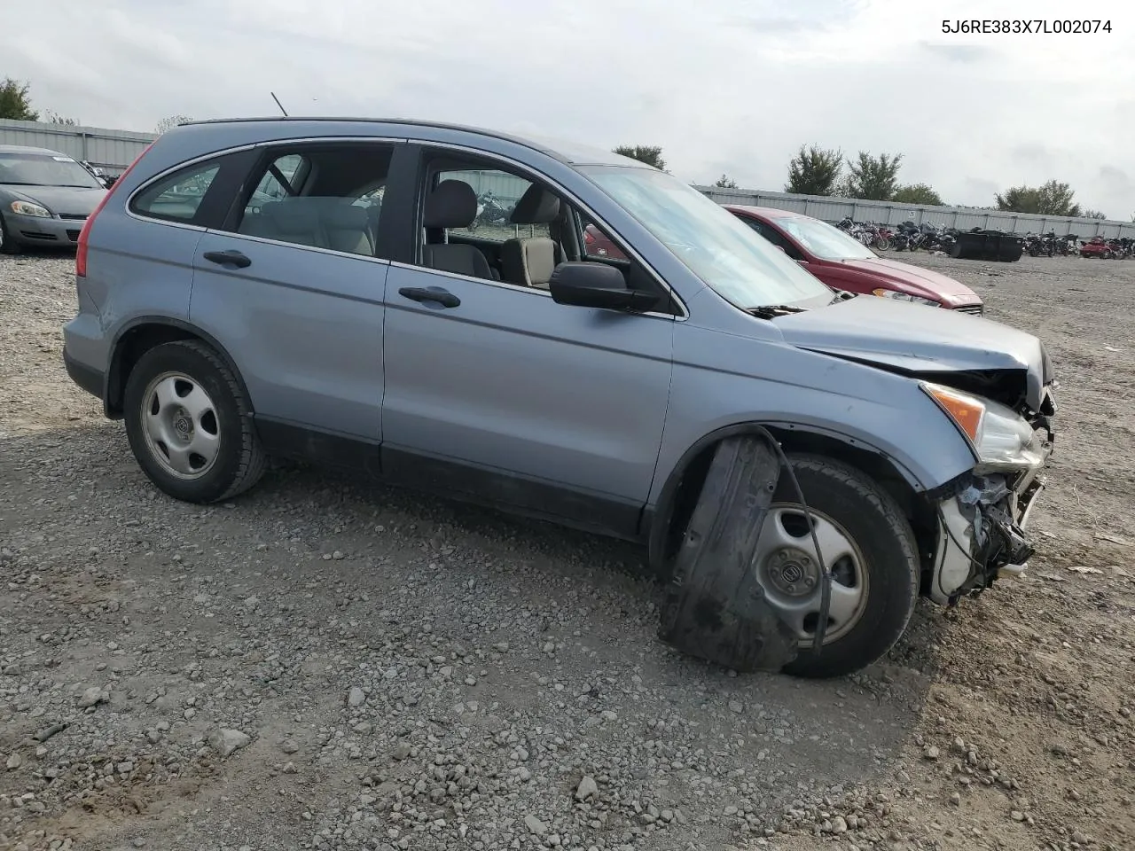 2007 Honda Cr-V Lx VIN: 5J6RE383X7L002074 Lot: 72711174