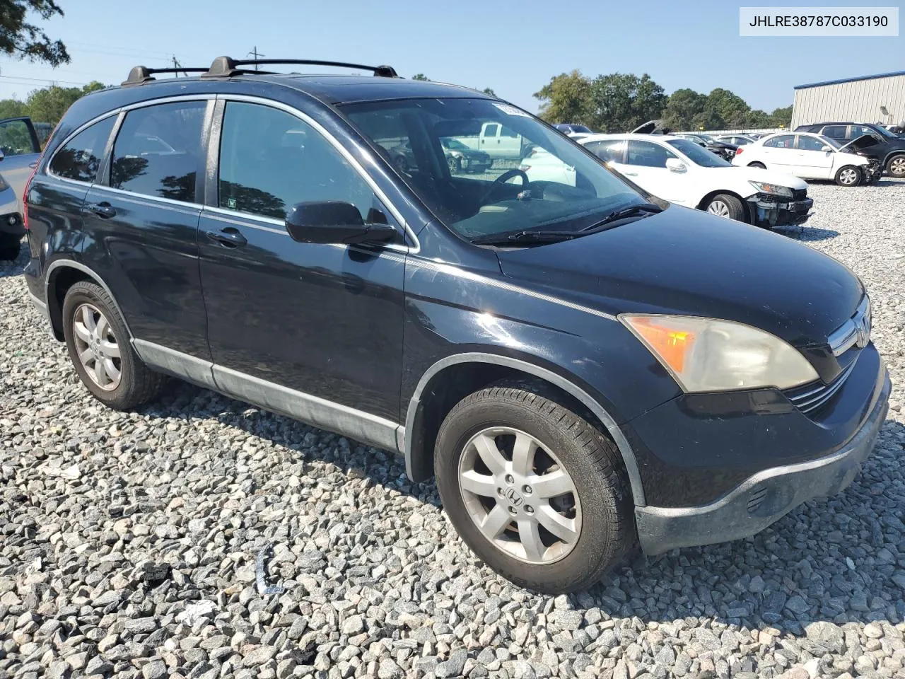 JHLRE38787C033190 2007 Honda Cr-V Exl