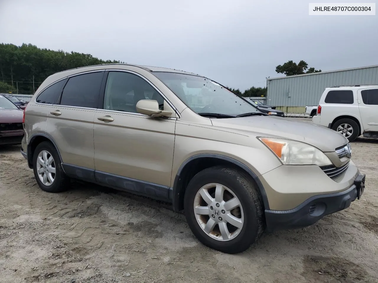 2007 Honda Cr-V Exl VIN: JHLRE48707C000304 Lot: 72911234