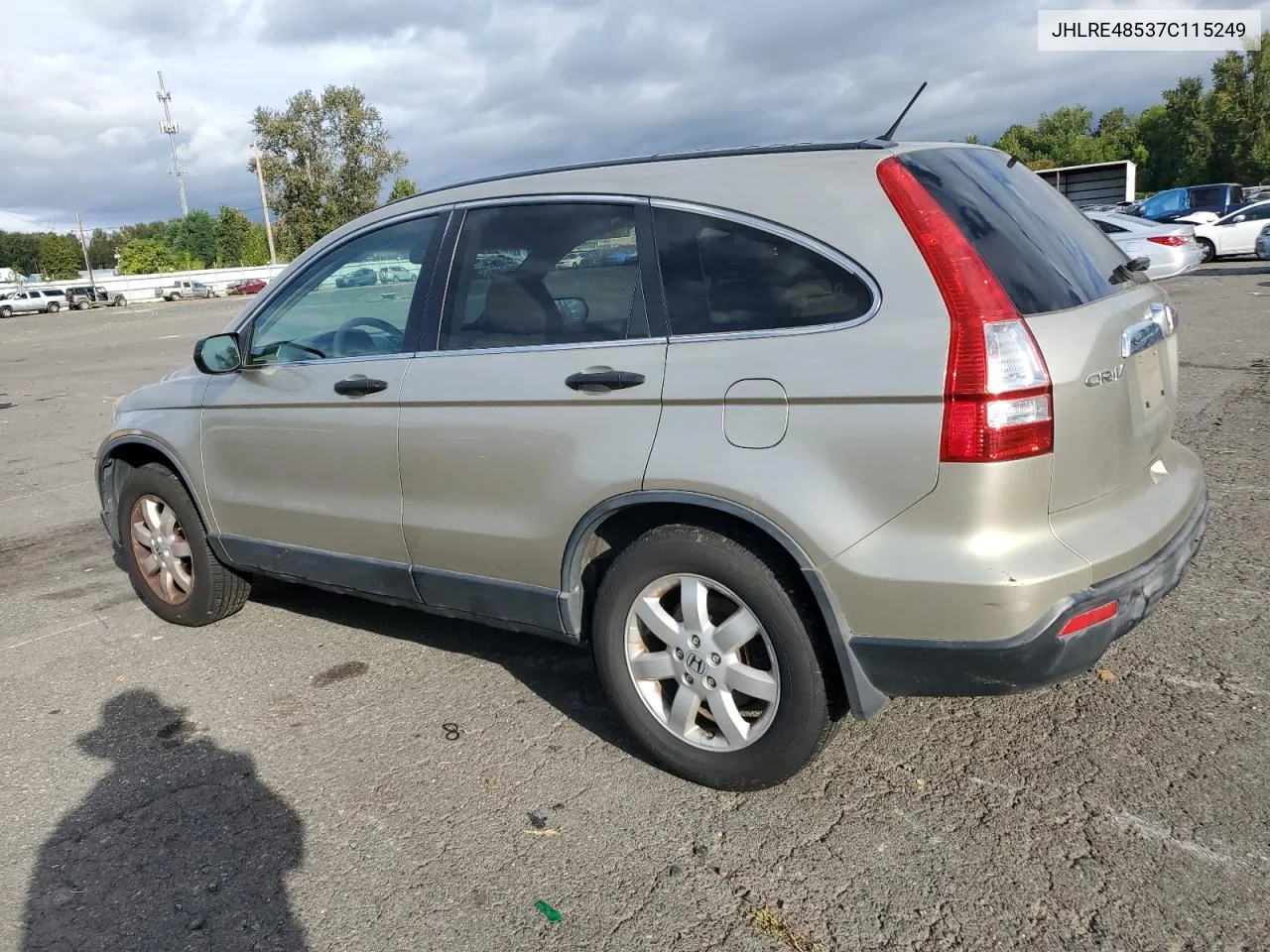 JHLRE48537C115249 2007 Honda Cr-V Ex