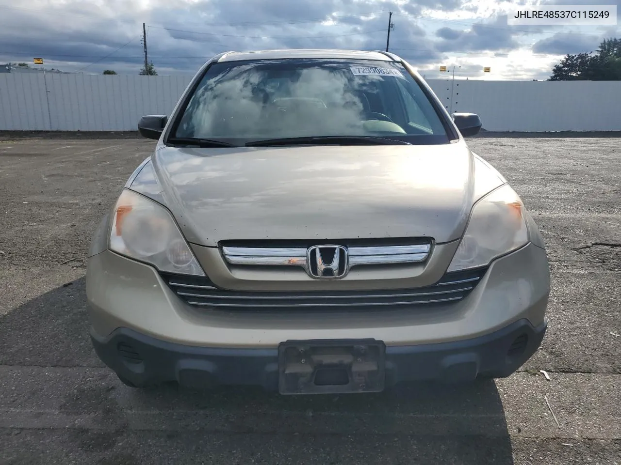 JHLRE48537C115249 2007 Honda Cr-V Ex