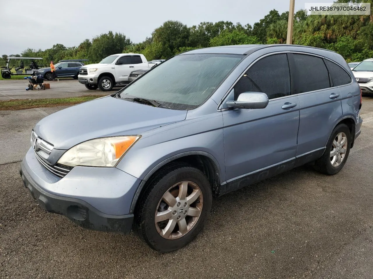 2007 Honda Cr-V Exl VIN: JHLRE38797C046482 Lot: 73215184